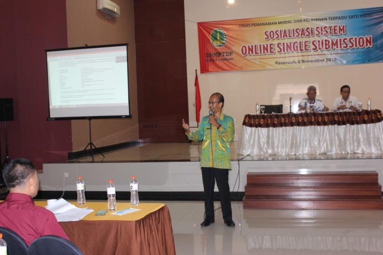 SOSIALISASI SISTEM ONLINE SINGLE SUBMISSION (OSS) | DPMPTSP