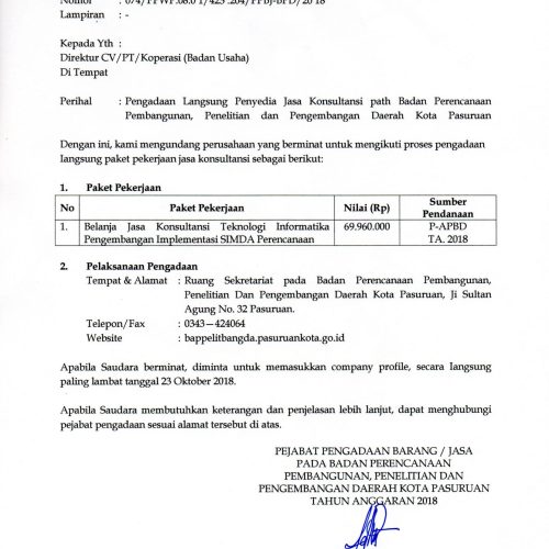 pengumuman