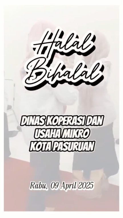 Halal Bihalal Dinas Koperasi dan Usaha Mikro